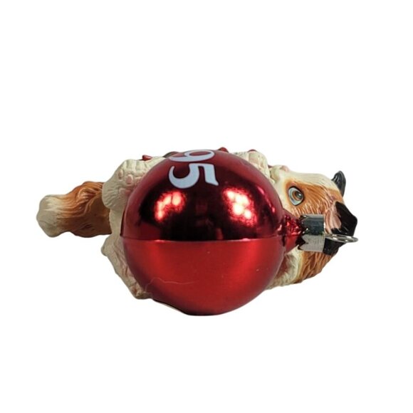 Carlton Cards Christmas Ornament Purr-fect Holidays 1995 Cat Hanging Vintage - Picture 5 of 10